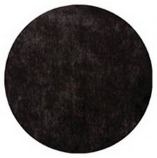 50 set de table rond noir uni 