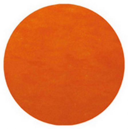 50 set de table rond orange uni 