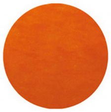 50 set de table rond orange uni 