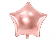 ballon mylar etoile rose gold 48cm 