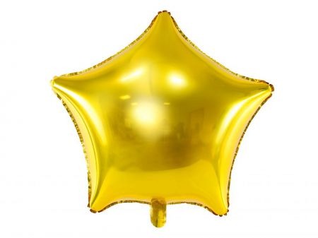 ballon mylar etoile or 48cm 