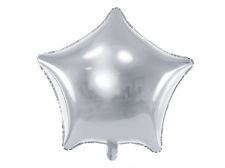 ballon mylar etoile argente 48cm 