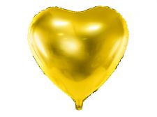 ballon coeur mylar or 61cm 