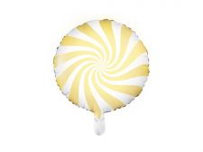 ballon mylar bonbon jaune 45cm 