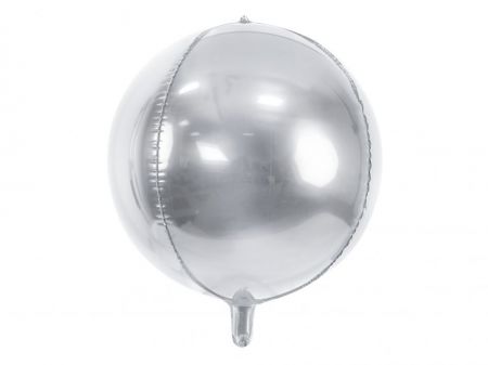 ballon mylar argente 40cm 