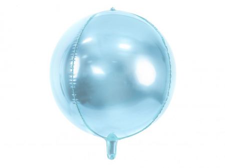 ballon mylar bleu ciel 40cm 