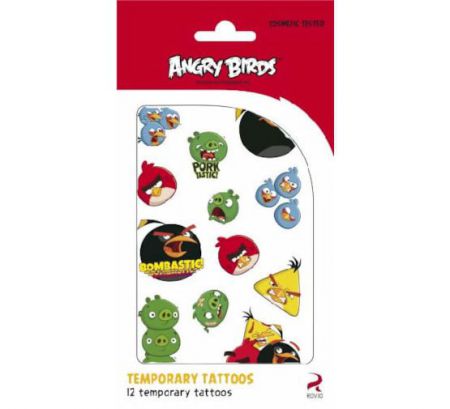 tatouage temporaire angry birds 