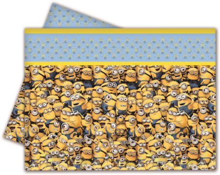 87179 nappe minions pas cher deco anniversaire top fete licence 