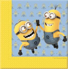 87178 serviette minions pas cher licence disney top fete deco anniversaire 