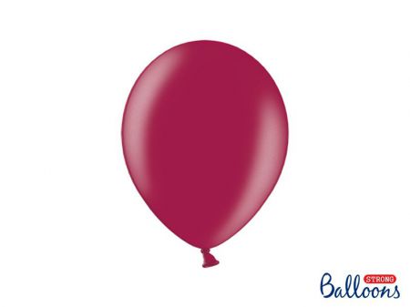 ballon bordeaux brillant 27cm 