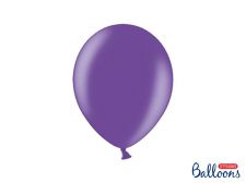 ballon violet brillant 27cm 