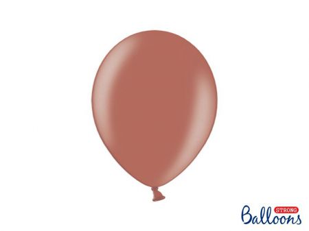 ballon terre de sienne metallise 27cm 