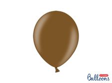 ballon brun chocolat brillant 27cm 