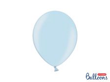 ballon bleu poudre brillant 12cm 