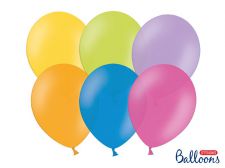 ballon multicouleurs pastel 12cm 