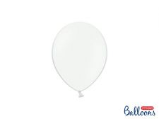 ballon blanc cristal pastel 12cm 