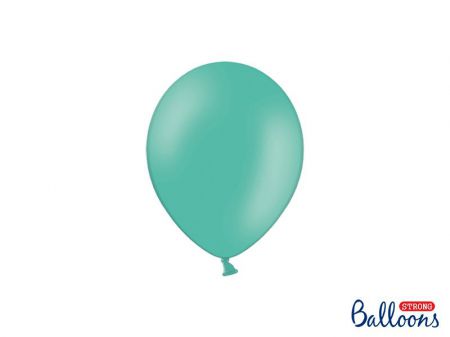 ballon bleu vert pastel 12cm 100 unites 