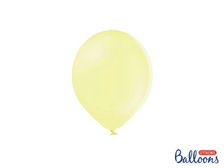 ballon jaune clair pastel diam 12cm 100 unites 