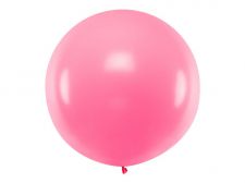 ballon geant rose pastel rond 