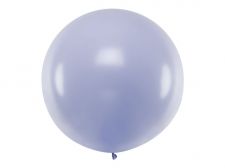 ballon geant lilas pastel rond 