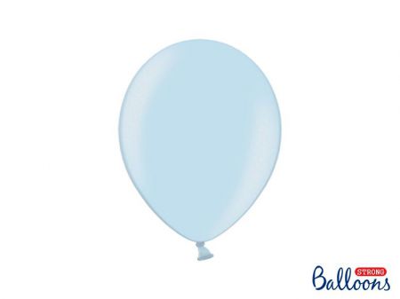 ballon bleu poudre metallise 