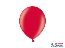 ballon rouge metallise 
