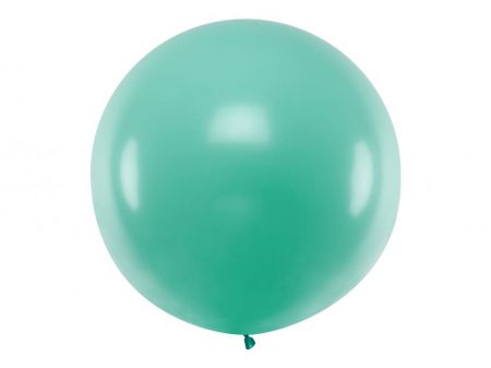 ballon geant vert pastel rond 