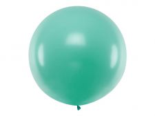 ballon geant vert pastel rond 