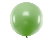 ballon pastel geant vert rond  