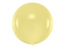 ballon geant creme pastel rond 