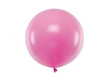 ballon rond fuchsia paste 