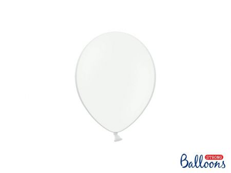 ballon blanc cristal pastel resistant 