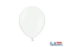 ballon blanc pur pastel 27cm 