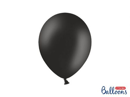 ballon pastel noir 27cm 