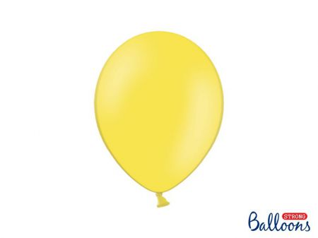 ballon pastel jaune citron 27cm 