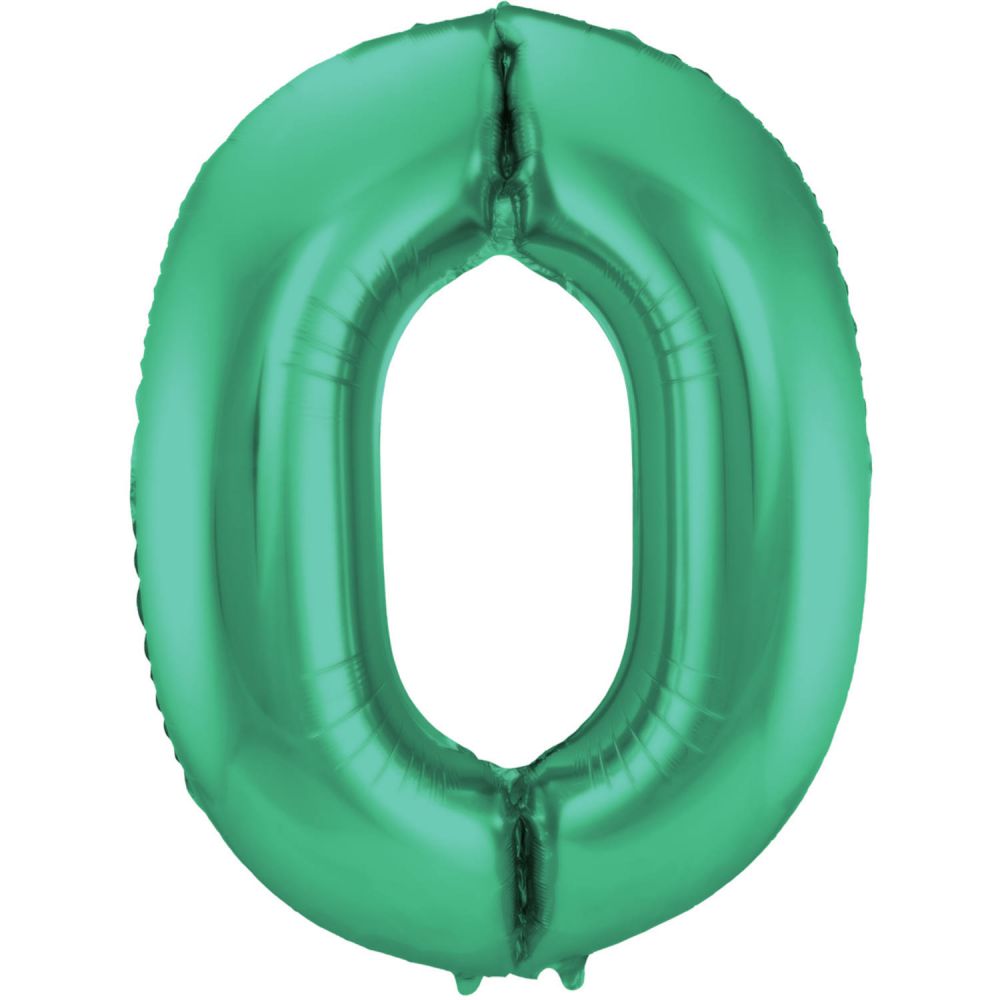 Ballon Chiffre '1' Vert Pixel - 101 Cm - Gonflage Hélium Ou Air - Décoration Fête Anniversaire