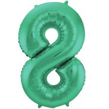 ballon chiffre 8 vert geant 