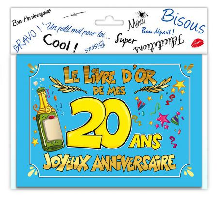 livre d or 20 ans 