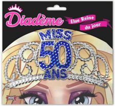 diademe anniversaire miss 50 ans 