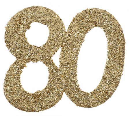 confetti paillete anniversaire ans 80 