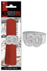 rond de serviette 80 ans 