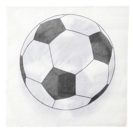serviette papier football 